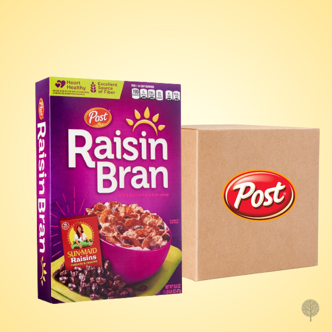 POST FOOD - CEREAL - BRAN - RAISIN BRAN - 471G X 12 BOX