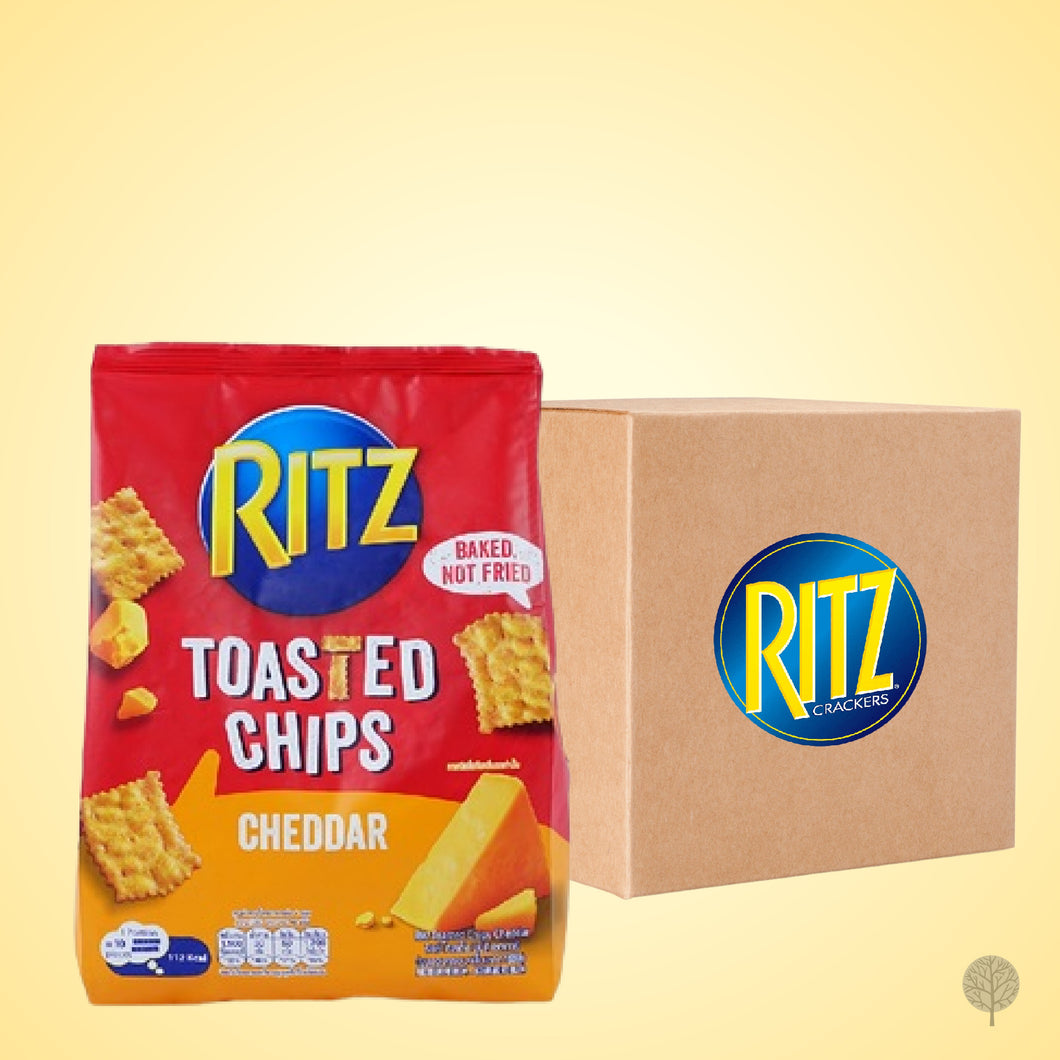 RITZ - BISCUITS - TOASTED CHIPS - CHEDDAR - 229G X 6 PKT