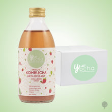 Load image into Gallery viewer, Yocha Kombucha - Anti-Oxidant (Strawberry / Mint) - 300ml x 12 btls Carton *CHILLED*