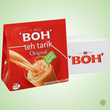 Load image into Gallery viewer, BOH Teh Tarik Less Sugar - 27g X 12 X 24 box carton