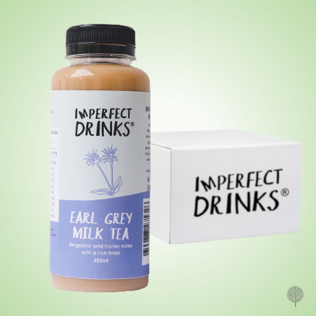 Imperfect Drinks Cold Brew Tea - Earl Grey Milk - 250ml x 12 btls Carton *CHILLED*