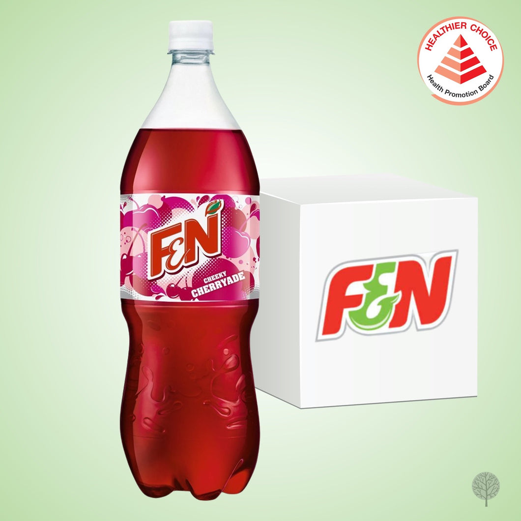 F&N Cheeky Cherryade - Low Sugar - 1.5L x 12 btls Carton