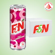 Load image into Gallery viewer, F&N Cheeky Cherryade - Low Sugar - 325ml x 24 cans Carton