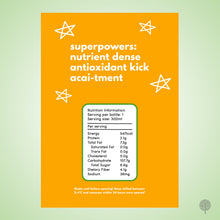 Load image into Gallery viewer, Juicy Cold Pressed Juice - Get Acai'ted (Acai / Lime / Honey) - 300ml x 12 btls Carton *CHILLED*