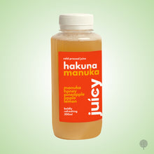 Load image into Gallery viewer, Juicy Cold Pressed Juice - Hakuna Manuka (Manuka Honey / Lemon) - 300ml x 12 btls Carton *CHILLED*