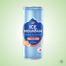 Load image into Gallery viewer, Ice Mountain Sparkling Water Peach - 325ml x 24 cans Carton