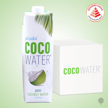Load image into Gallery viewer, CocoWater Pure Coconut Water - 1L x 6 pkts Carton