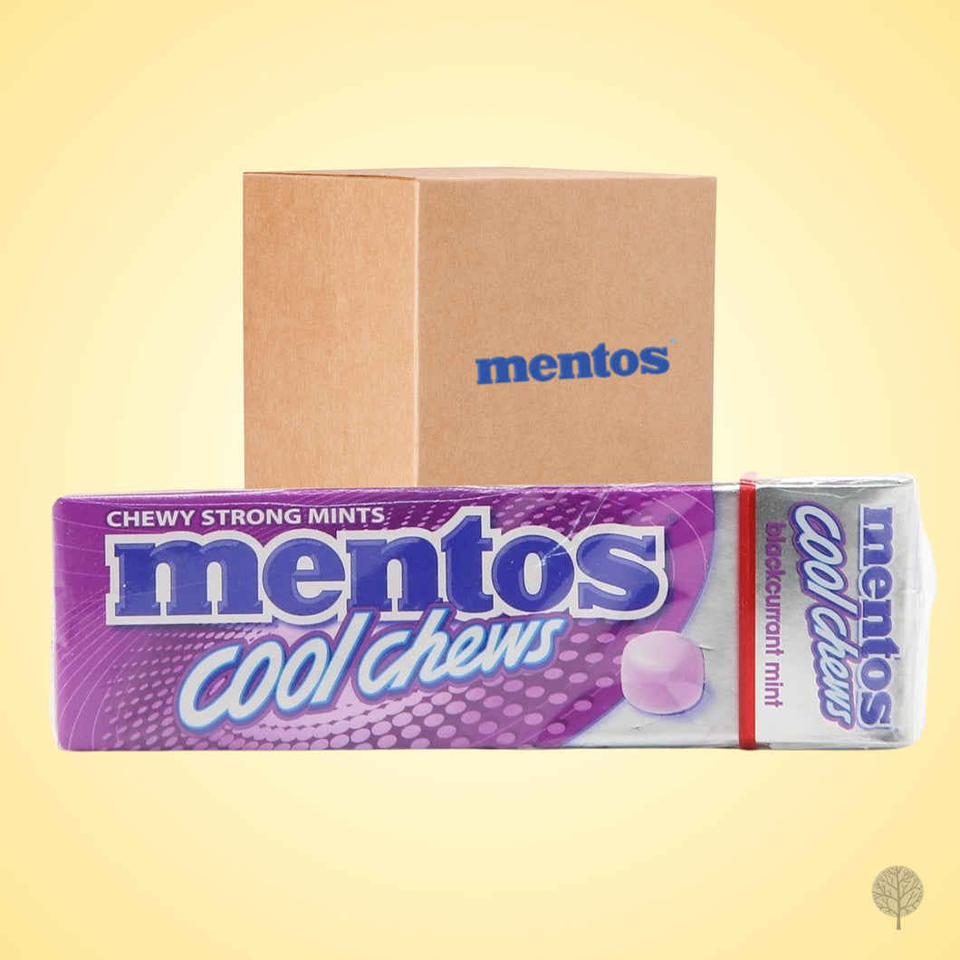 Mentos Cool Chews - Black Currant - 33g x 12 pkts Box