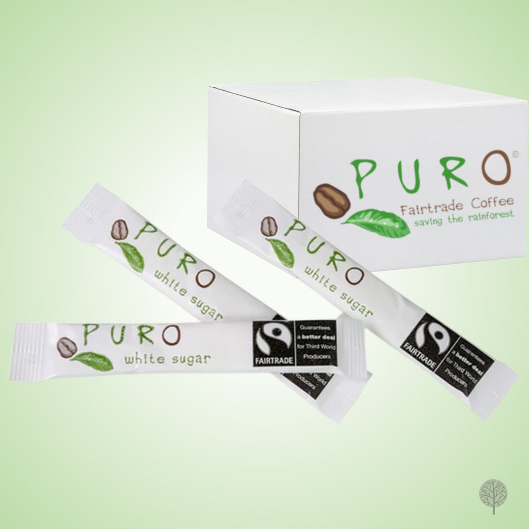 Puro Fairtrade Sugar - White - 5g x 500pcs Carton