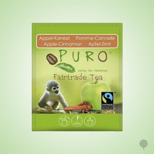Load image into Gallery viewer, Puro Fairtrade Tea - Apple Cinnamon - 25 Teabags x 6 boxes Carton