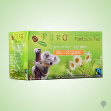 Load image into Gallery viewer, Puro Fairtrade Tea - Bio Organic Chamomile - 25 Teabags x 6 boxes Carton