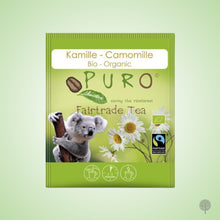 Load image into Gallery viewer, Puro Fairtrade Tea - Bio Organic Chamomile - 25 Teabags x 6 boxes Carton