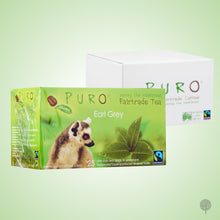 Load image into Gallery viewer, Puro Fairtrade Tea - Earl Grey - 25 Teabags x 6 boxes Carton