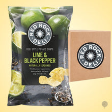 Load image into Gallery viewer, Red Rock Deli Lime &amp; Pepper - 165g X 12 pkt carton
