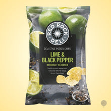 Load image into Gallery viewer, Red Rock Deli Lime &amp; Pepper - 165g X 12 pkt carton
