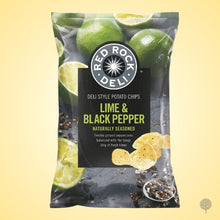 Load image into Gallery viewer, Red Rock Deli Lime & Pepper - 165g X 12 pkt carton
