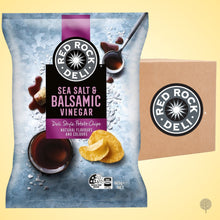 Load image into Gallery viewer, Red Rock Deli Sea Salt & Balsamic Vinegar - 165g X 12 pkt carton