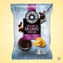 Load image into Gallery viewer, Red Rock Deli Sea Salt & Balsamic Vinegar - 165g X 12 pkt carton