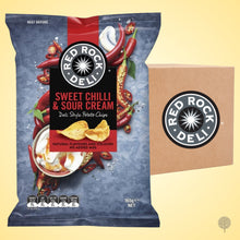 Load image into Gallery viewer, Red Rock Deli Sweet Chili & Sour Cream - 165g X 12 pkt carton