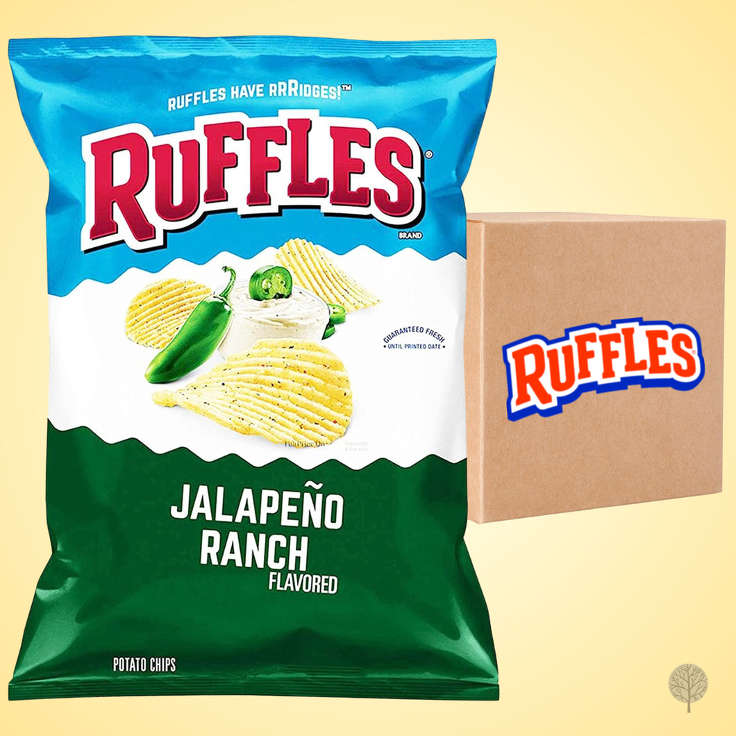 Ruffles Jalapeno Ranch - 184.2g X 15 pkt carton