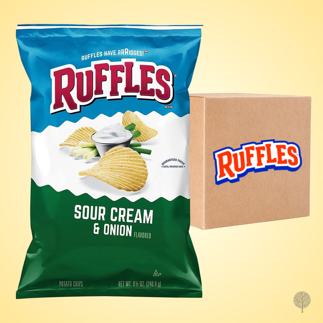 Ruffles Sour Cream & Onion - 180g X 15 pkt carton