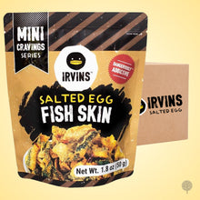 Load image into Gallery viewer, Irvins Salted Egg Fish Skins - 30g x 36 pkts Carton