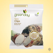 Load image into Gallery viewer, Greenday Veg Chips - Taro - 55g x 36 pkts Carton