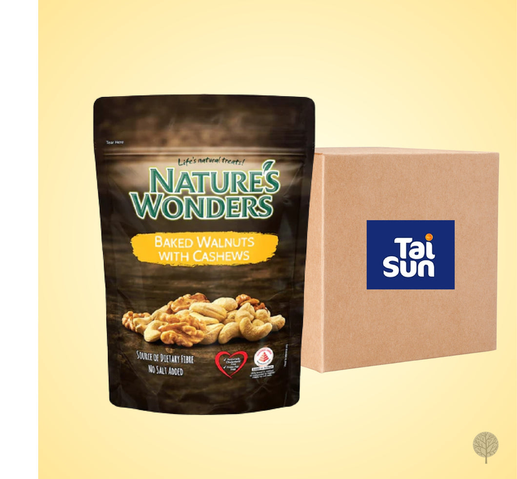 Nature’s Wonder Baked Walnuts With Cashews - 150G X 60 Pkt Carton