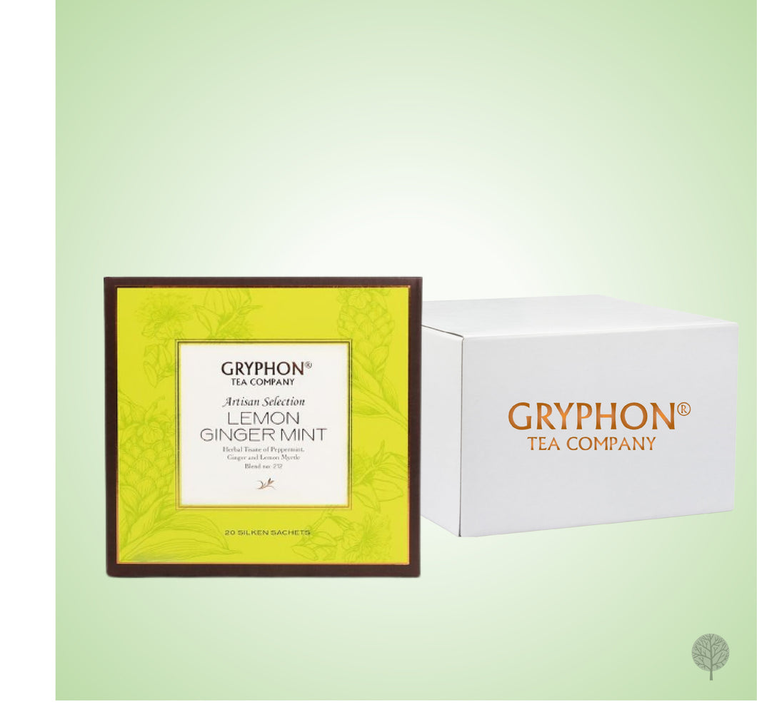 Gryphon The Artisan Selection (Herbal Infusion) - Lemon Ginger Mint - 3G X 20 X 10 Box Carton