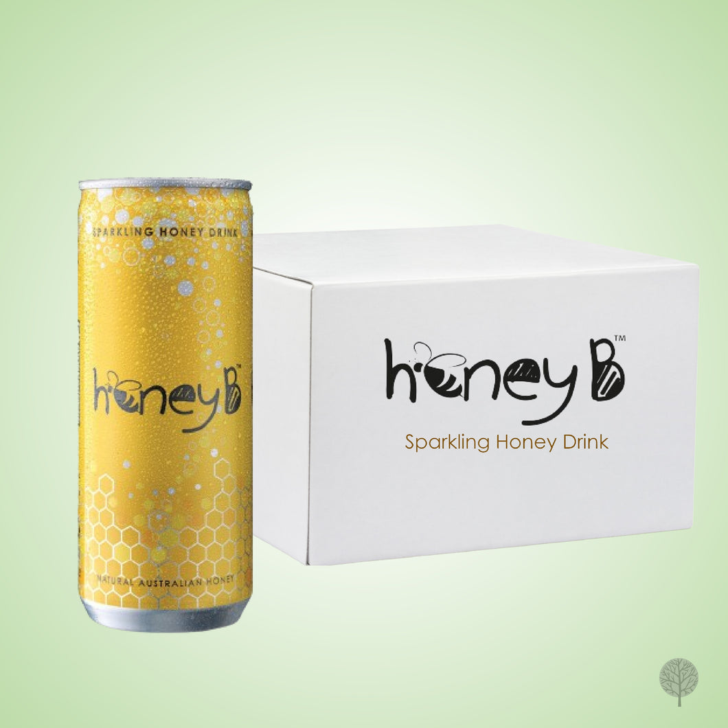 HONEYB - SOFT DRINKS - SPARKLING HONEY - 250ML X 24 CAN