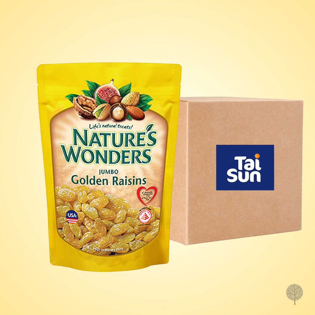 Nature’s Wonder Jumbo Golden Raisins - 200G X 60 Pkt Carton