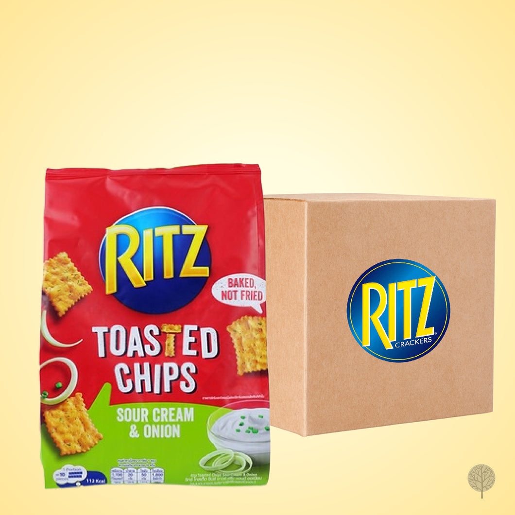 RITZ - BISCUITS - TOASTED CHIPS - SOUR & CREAM - 229G X 6 PKT
