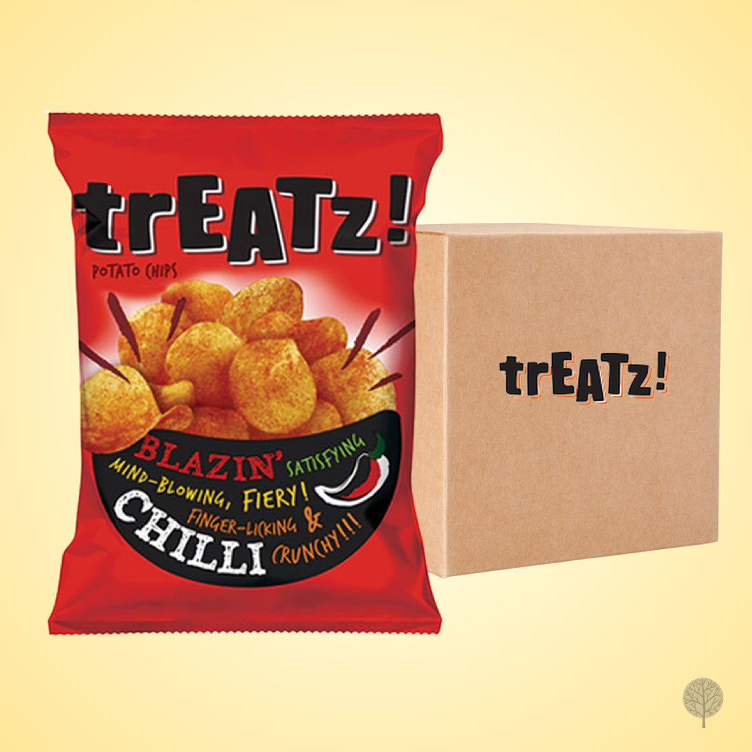Treatz! Potato Chips – Chilli - 70G X 15 Pkt Carton