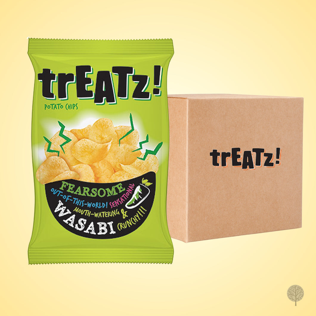 Treatz! Potato Chips – Wasabi - 150G X 12 Pkt Carton