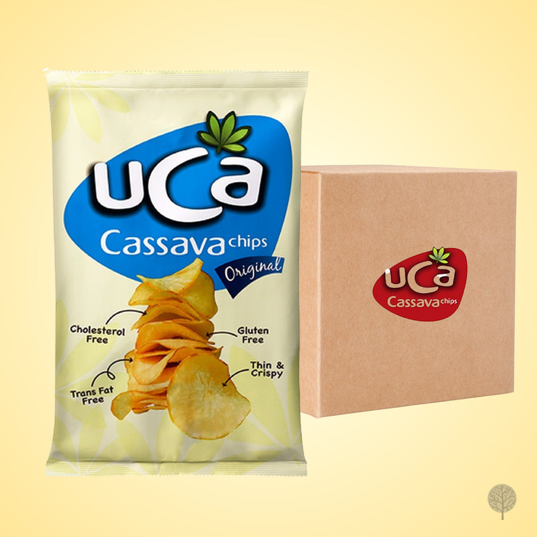UCA Cassava Chips – Original - 120G X 12 Pkt Carton