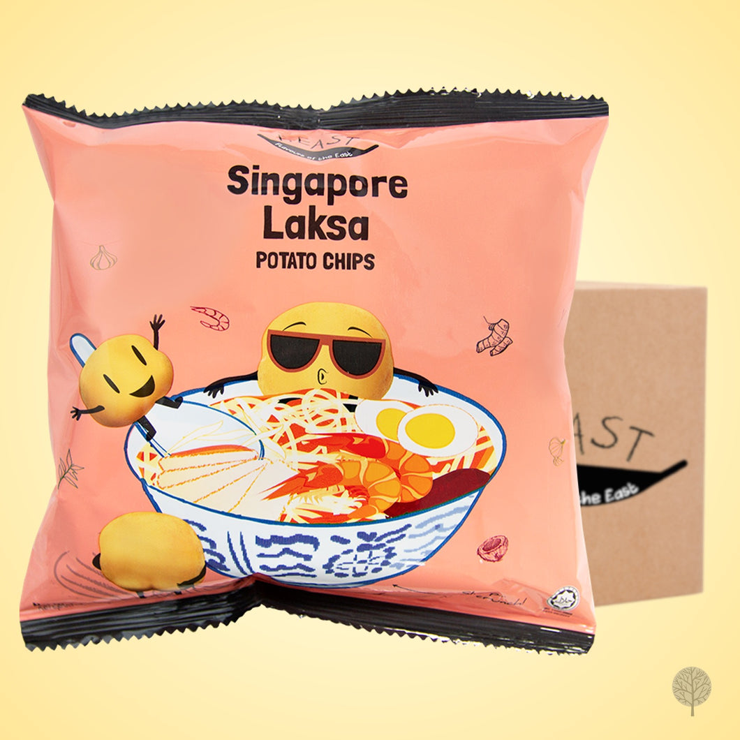 F.EAST Potato Chips - Singapore Laksa Flavour - 22g x 30 pkts Carton
