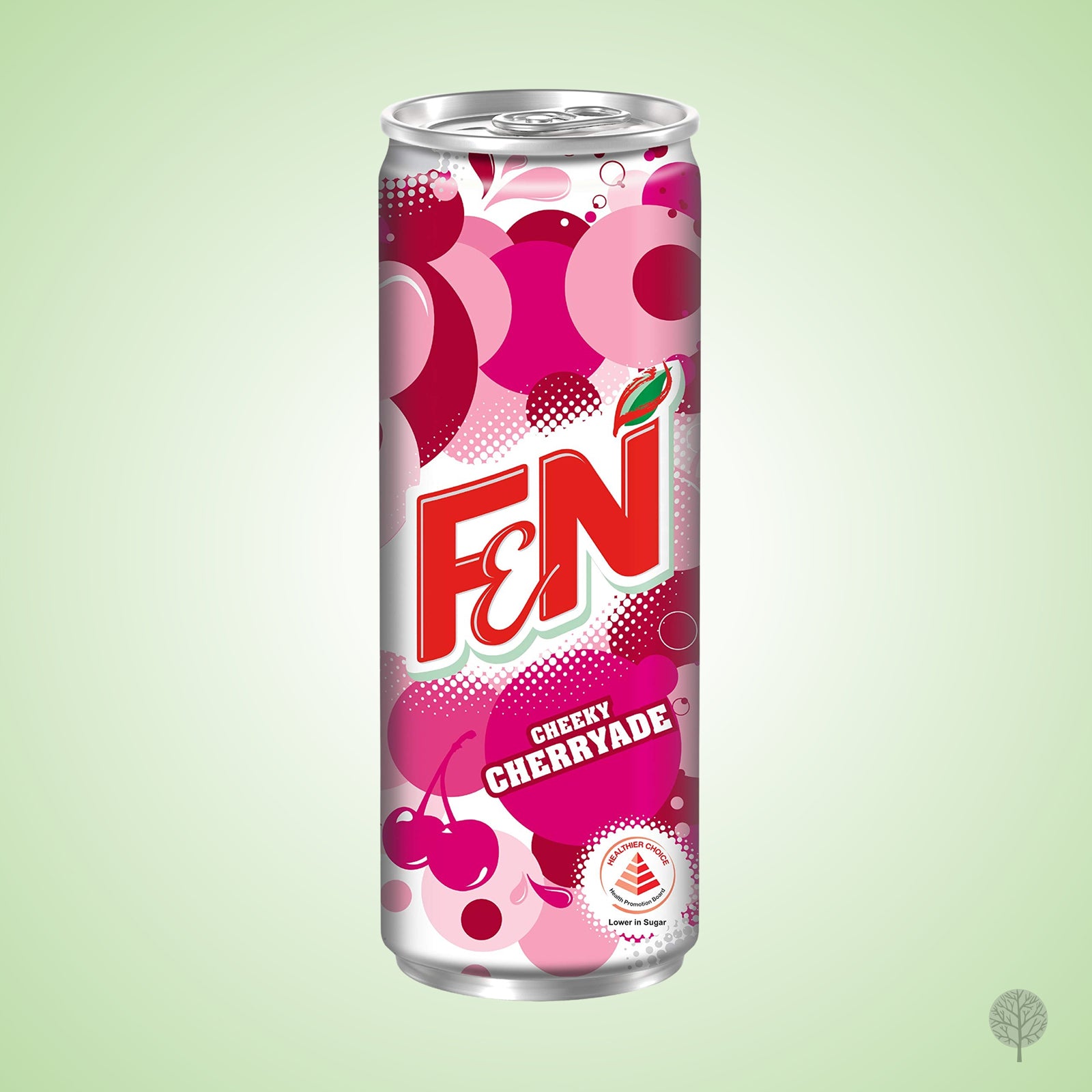 F&N Cheeky Cherryade - Low Sugar - 325ml x 24 cans Carton