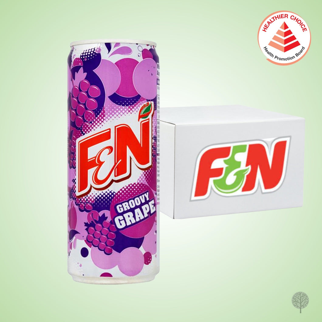 F&N Groovy Grape - Low Sugar - 325ml x 24 cans Carton
