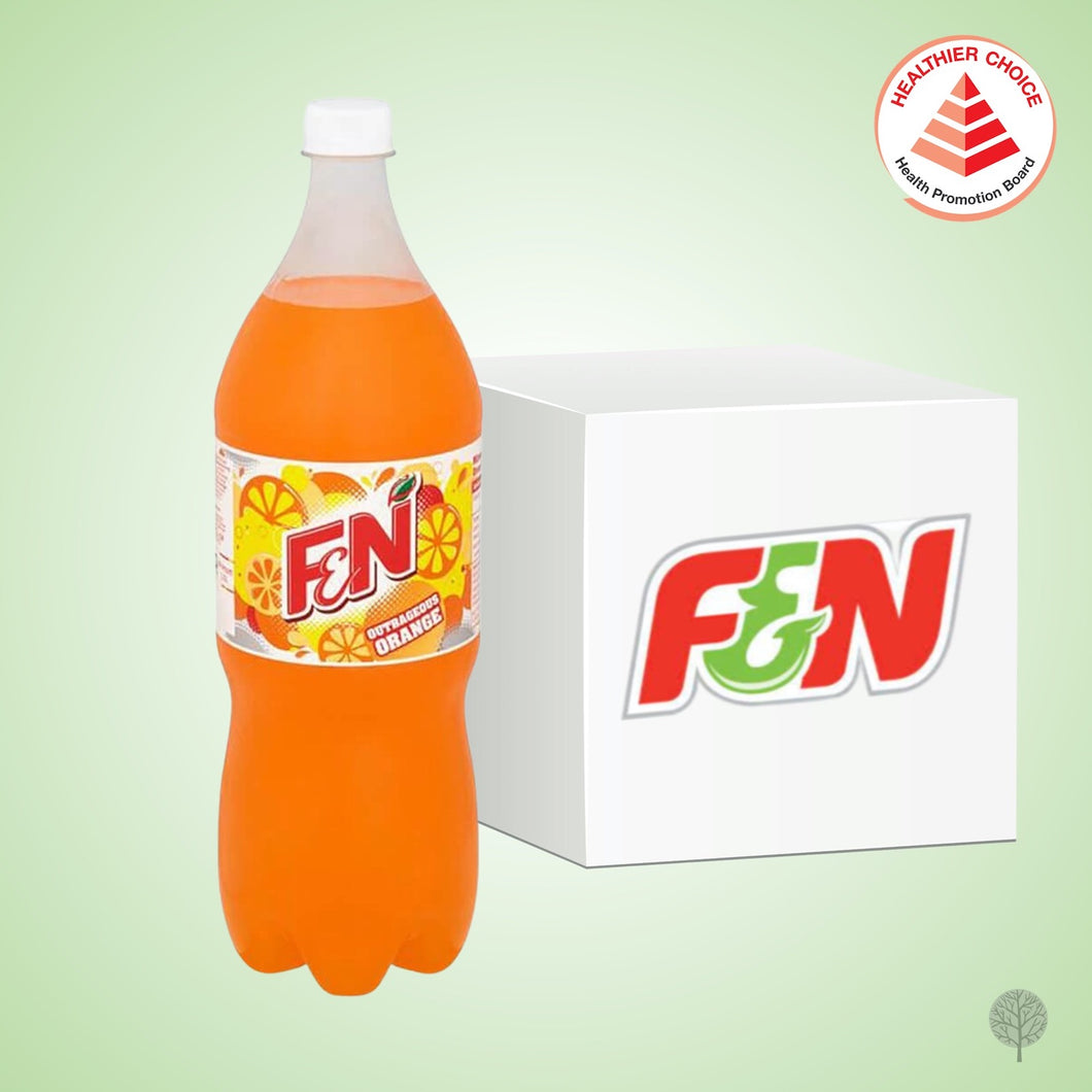 F&N Outrageous Orange - Low Sugar - 1.5L x 12 btls Carton