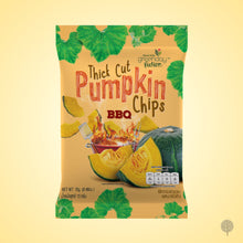 Load image into Gallery viewer, Greenday Veg Chips - Pumpkin - BBQ Flavour - 15g x 36 pkts Carton
