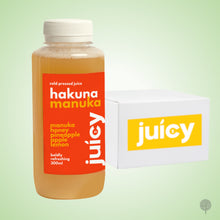 Load image into Gallery viewer, Juicy Cold Pressed Juice - Hakuna Manuka (Manuka Honey / Lemon) - 300ml x 12 btls Carton *CHILLED*
