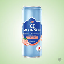 Load image into Gallery viewer, Ice Mountain Sparkling Water Peach - 325ml x 24 cans Carton
