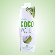Load image into Gallery viewer, CocoWater Pure Coconut Water - 1L x 6 pkts Carton
