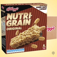 Load image into Gallery viewer, Kellogg&#39;s Nutri Grain Bars - 24g X 6 X 6 box carton
