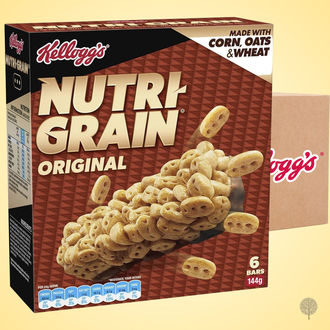 Kellogg's Nutri Grain Bars - 24g X 6 X 6 box carton