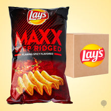 Load image into Gallery viewer, Lay&#39;s Maxx Flaming Spicy - 184.2g X 12 pkt carton
