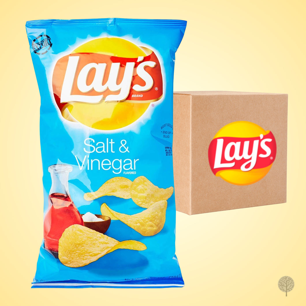 Lay's Salt & Vinegar - 180g x 15 pkt carton