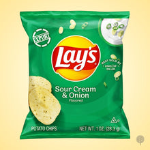 Load image into Gallery viewer, Lay&#39;s Sour Cream &amp; Onion - 28.3g X 50 pkt carton
