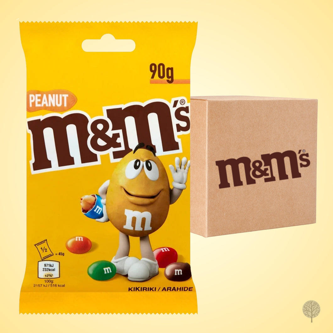 M&M's Peanut - 90g x 12 pkts Box