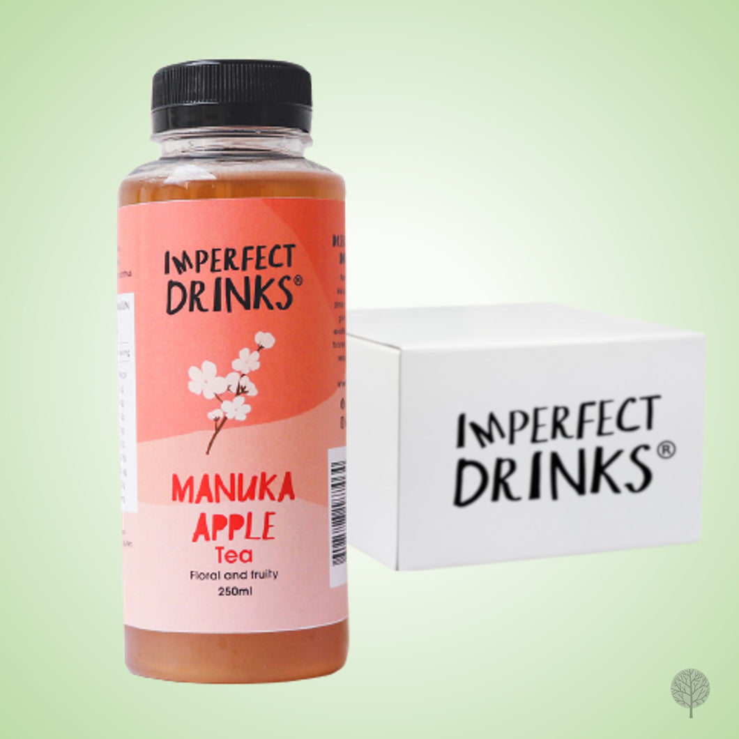 Imperfect Drinks Cold Brew Tea - Manuka Apple - 250ml x 12 btls Carton *CHILLED*